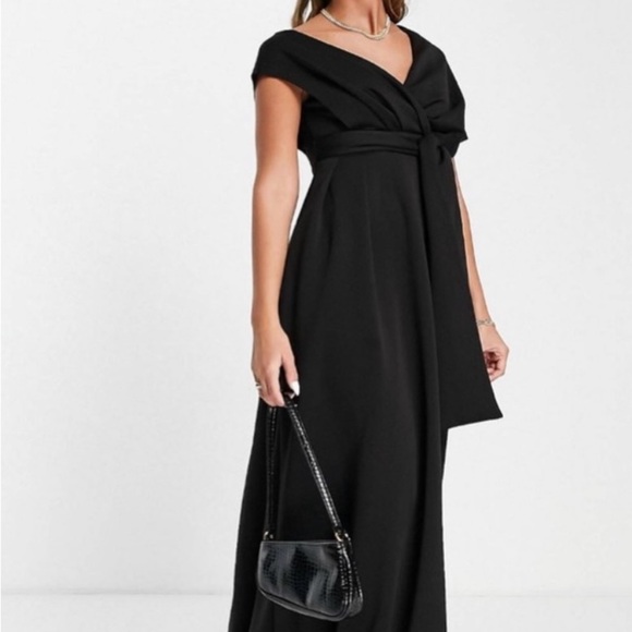 Quum Elegant Black Evening off the shoulder Dress 3X - Picture 1 of 16